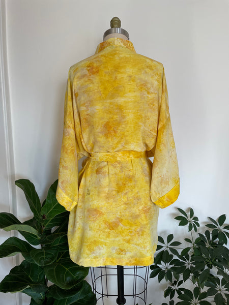 Eco-Dye Silk Robe :: 2nd Collab with Goli June :: CAN BE MADE TO ORDER